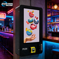 Máquina Expendedora Inteligente de Pared de 32 Pulgadas para Cigarrillos con Nicotina, Pago con Apple Pay y Tarjeta de Crédito, con Verificación de Edad/DNI