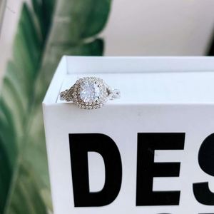 Dylam Bagues pour femmes en argent sterling S925, empilables, classiques, avec pierres de zircone cubique (CZ) de qualité 5A, effet diamant brillant, haute qualité, faible MOQ, en stock - Product Image 4