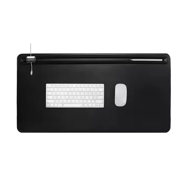 20 Years Factory Customized Magnetic Mouse Pad Double Sided Leather Felt Waterproof Gaming Mousemat Desktop Mat for Office Stock