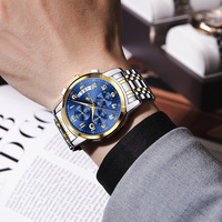 Montre personnalisée pour homme, sport décontracté, étanche, mode, sport, lumineuse, acier inoxydable, montre-bracelet à quartz de luxe