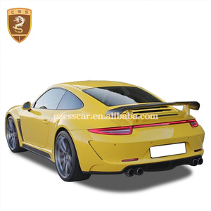Fiber de verre 911 991 carrera auto tamponneuse modifier pour T-style de voiture kit carrosserie 2014 2016 année - Product Image 3