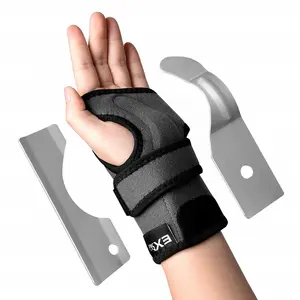 Carpal Tunnel Wrist Brace Wrist Support Splint for Arthritis Tendonitis Night Sleep with Palm Cushion Pad Right Left Hand