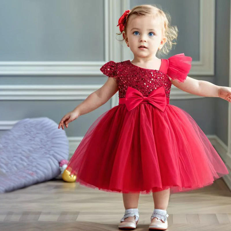 Years Old Baby Dress Princess Sleeveless Summer Style