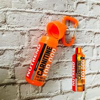 Porte-clés Portable avec stockage de poudre, bouteille distributrice de 35ml, Mini récipient en fer, pour Fitness, gymnastique