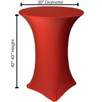 Couverture de table de mariage de conception de luxe de haute qualité souple facile à utiliser en gros d'usine pour la fête