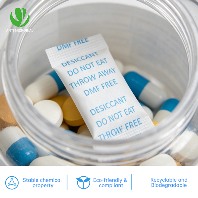 Eco-Friendly Silica Gel Desiccant 1g Small Bag High-Efficiency Moisture Absorption (Up 35% Adsorptivity) Food Pharma Safe