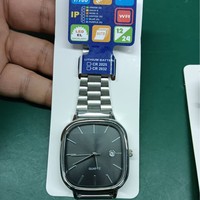 Montre numérique de style minimaliste rétro, inspirée des influenceurs TikTok, avec bracelet en acier inoxydable, sportive, étanche, pour les affaires, A-130