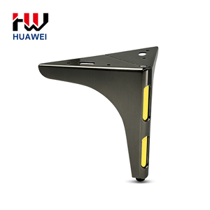 Pieds de canapé en métal de conception européenne robuste HUAWEI, pieds de meubles triangulaires, pieds de meuble pour canapé - Product Image 2