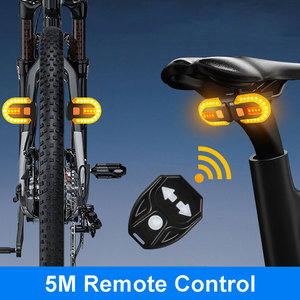 Luz Trasera LED Recargable USB para Bicicleta, Ultra Brillante, Resistente al Agua, de Larga Duración, con Bocina y Señal de Giro - Product Image 2