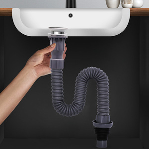 سعر رخيص ، حوض استحمام مرن تحت حوض استحمام بخرطوم مموج مضاد للرائحة - Product Image 1