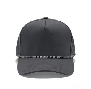 Gorra Trucker de Malla Transpirable de Alto Rendimiento con Detalle de Cuerda – Gorra de Béisbol y Golf Personalizable para Exteriores - Product Image 2