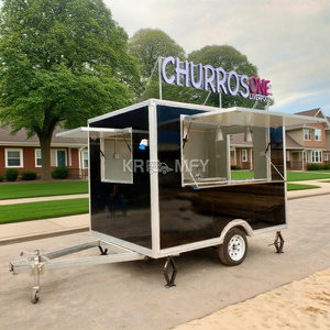 Remorque mobile 2025 pour snacks, pizzas, camion de restauration rapide, acier inoxydable, concession, café, remorque alimentaire à vendre - Product Image 4