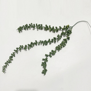 Guirlande de fleurs artificielles Beya, perles en plastique, 50 cm, plante succulente pour décorations de maison et de mariage - Product Image 1