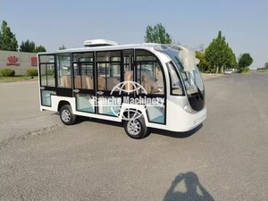 Bus électrique de tourisme fermé à 14 places avec portes et fenêtres, adapté aux parcs et aux stations balnéaires en Chine - Product Image 6