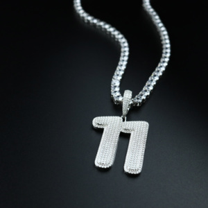 925 Silver <strong>Customize</strong> <strong>Pendant</strong> <strong>Iced</strong> Out Hip Hop Fine Jewelry VVSD Moissanite Pass Diamond Tester Name LOGO Letter <strong>Pendants</strong> for Him - Product Image 4