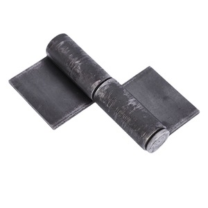 Charnières soudées en fer, épaisseur 4 mm, ouverture à 180 degrés, design industriel pour utilisation sur portes et fenêtres - Product Image 4