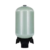 Tanque de Almacenamiento de Fibra de Vidrio FRP, Recipiente a Presión con Estructura de Cúpula y Orificios para Sistemas de Tratamiento de Agua, 125/150 PSI, ISO9001, CE, NSF