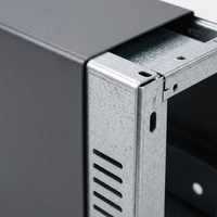 Armoire électrique murale IP54 400x600x250mm en acier thermolaqué pour appareillage de distribution
