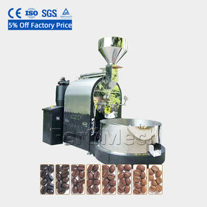 60kg 80kg 90kg 100kg Máquinas de procesamiento de granos a gran escala-Equipo de tostado de café PLC - Product Image 1