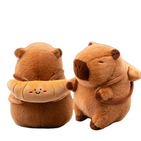 EN STOCK nouveau chaud doux mignon Kawaii peluches Animal Hamster série alimentaire Capibara Capybara peluche cadeaux pour les enfants