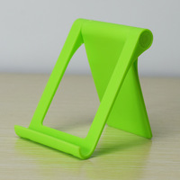 Support de téléphone pliable en gros Support d'accessoires de téléphone portable en PVC et ABS compatible avec l'iPhone et les smartphones pour une utilisation de bureau