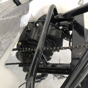 Pedal de asistencia de 6 velocidades para 2 personas, asiento reclinable, batería de triciclo, Rickshaw eléctrico automático, fabricante de China - Product Image 5