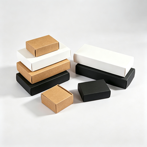 Custom Rigid Paper Gift <b>Box</b> Matte Cardboard Lid and Base Open Top Custom Size for Gift and <b>Craft</b> Packaging <b>Box</b> - Product Image 5