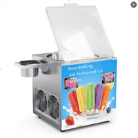 2-pack roestvrijstalen ijslollymachine, enkelvoudige productie van fruit-ijslollies, kan 40 stuks produceren