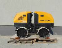 Mini Compacteur Vibratoire pour Sol et Asphalte 1,6 Tonne Rouleau Compresseur Routier Srd016W avec Télécommande à Vendre
