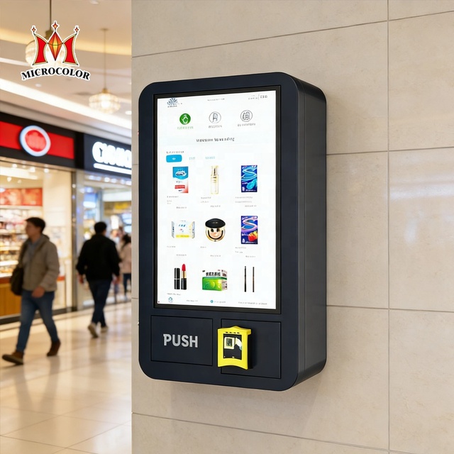Wall-Mounted Small Vending Machine for Cigarette Small Items Automatic with ID Card Reader Function and CE Certificate