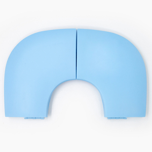 Grands coussinets en silicone antidérapants améliorés Doublures de siège de voyage pliantes réutilisables <span class=keywords><strong>Sac</strong></span> de transport Toilette portable Siège d'entraînement pour bébé - Product Image 4