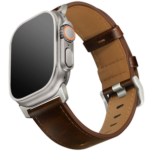 Caccia all'olio marrone in vera <span class=keywords><strong>pelle</strong></span> <span class=keywords><strong>cinturino</strong></span> per <span class=keywords><strong>apple</strong></span> <span class=keywords><strong>Watch</strong></span> Band 42/44/45mm in vera <span class=keywords><strong>pelle</strong></span> bovina <span class=keywords><strong>cinturino</strong></span> Smart <span class=keywords><strong>Watch</strong></span> <span class=keywords><strong>cinturino</strong></span> in <span class=keywords><strong>pelle</strong></span> - Product Image 4