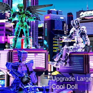 Modèle <span class=keywords><strong>de</strong></span> poupée articulée en PVC imprimé en 3D, robot congelé, avec fonction <span class=keywords><strong>de</strong></span> souffleur d'air, échelle 1:8, nouveau - Product Image 3