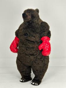Disfraz inflable gigante publicitario Animal inflable Animal salvaje boxeo perro negro oso con guantes disfraz de Mascota para fiesta - Product Image 6