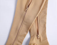 Médias De Compression Pour Classe 1 Classe 2 Cuisse Haute Fermeture Éclair Bas De Compression Varices Chaussettes De Compression Médicales