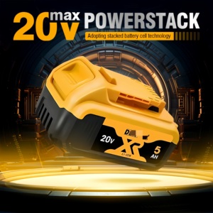 Batteria Ricaricabile 20V 5.0Ah per Utensili Dewalt 20V MAX <span class=keywords><strong>XR</strong></span>, Durevole e Sicura, Ideale per Trapano Elettrico e Avvitatore a Impulsi - Product Image 4