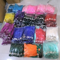 Plumes de cocktail blanchies et teintes, très demandées, par pièce, pour accessoires de costume, attrape-rêves et décoration intérieure