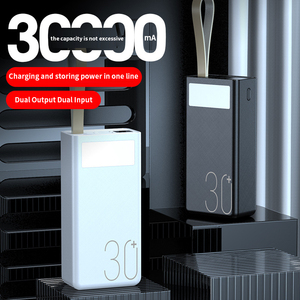 Logotipo personalizado 30000mAh Alto litio Reflector LED portátil Cargador rápido Powerbank Pantalla micro USB Características de <span class=keywords><strong>alquiler</strong></span> Hecho en EE. UU. - Product Image 3