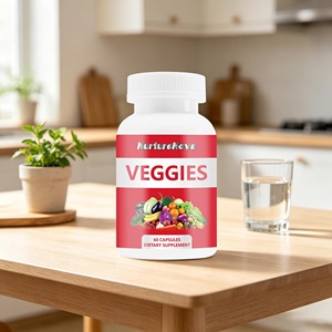 Capsules de légumes NurtureNova |   Complexe de légumes entiers naturels, complément alimentaire végétalien, 60 unités - Product Image 5