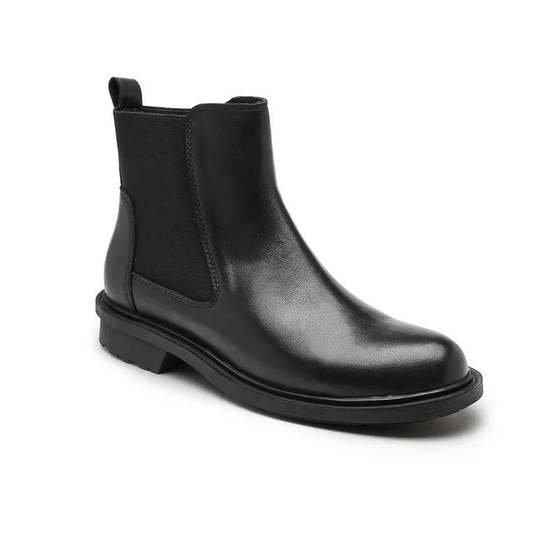 Custom Wholesale Fashion Designer Casual Business Classic Shoes Men Ankle Dress High Top Chelsea Boots For Men Genuine Leather