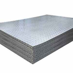 Plaque d'acier à carreaux A36 à faible teneur en carbone, fournie directement par l'usine, conforme aux normes JIS et ASTM A36, pour le pliage, le soudage et la découpe. - Product Image 1