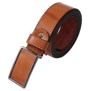 Shemax 2023, superventas, cinturón informal personalizado al por mayor para hombre, Material de piel de vaca de alta calidad con hebilla de cobre - Product Image 5