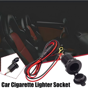 Toma de encendedor de cigarrillos de coche ABS impermeable de 12V, Cable de 60CM, toma de corriente, <span class=keywords><strong>accesorios</strong></span> de coche <span class=keywords><strong>para</strong></span> barco, motocicleta, Tractor, nominal 10A - Product Image 5