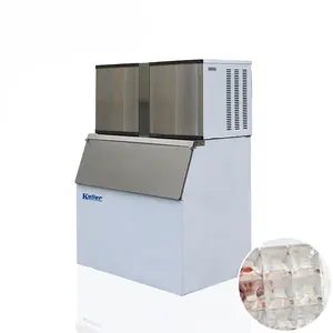 Kleine Würfel maschine 20kg bis 500kg pro Tag Kommerzielle Block eismaschine Klare Würfel eismaschine Eiswürfel bereiter
