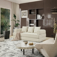 Canapé modulable Chesterfield grand format en chenille rose, confortable et capitonné, pour salon, salle de sport ou villa
