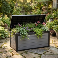 Fioriere in Lega di Alluminio con Rivestimento in Vinile, Misure Personalizzabili per Uso Esterno in Giardino, con Supporto per Fiori/Piante Verdi