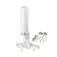 Antenne mâle SMA à montage sur poteau fixe extérieur MIMO 10dBi large bande 4G LTE omnidirectionnelle