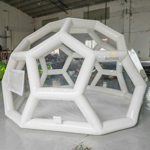 Tente gonflable hermétique d'hôtel de camping à bulles en forme de football pour l'extérieur, tente gonflable <span class=keywords><strong>Ubud</strong></span> Jungle Bubble Lodge - Product Image 5