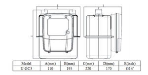 VIEWSHINE D-GR 시리즈 IoT 다이어프램 가스 측정기-LTE/GPRS/NFC 무선 원격 클라우드 관리 및 고급 누출 감지 - Product Image 5