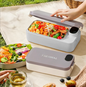 Lonchera Eléctrica Portátil, Recipiente <span class=keywords><strong>de</strong></span> <span class=keywords><strong>Acero</strong></span> <span class=keywords><strong>Inoxidable</strong></span> 304, Alimentación USB, Diseño sin Agua Añadida, para Calentar Comidas en la Oficina, el Automóvil y <span class=keywords><strong>de</strong></span> Viaje - Product Image 2